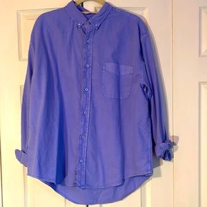Fresh Produce periwinkle Oxford Shirt. Never worn. Size XL.
